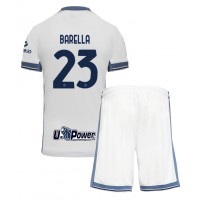 Inter Milan Nicolo Barella #23 Auswärts Trikotsatz Kinder 2024-25 Kurzarm (+ Kurze Hosen)